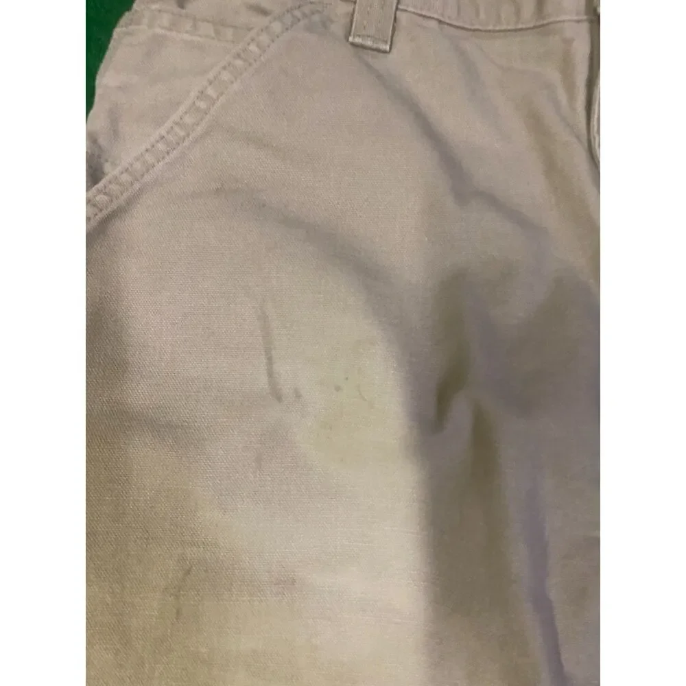 Carhartt Carpenter jeans pants relaxed fit tan size 33